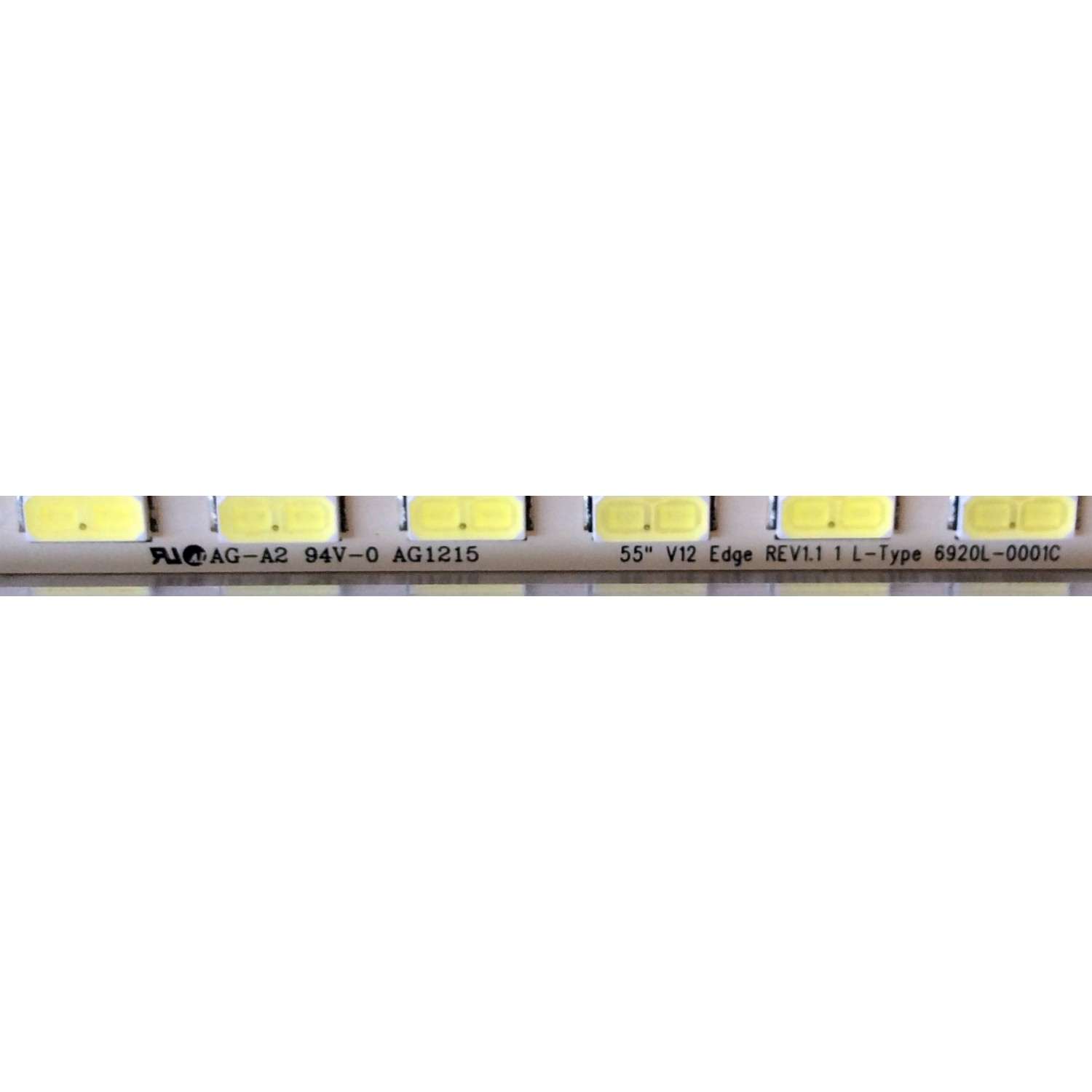 KIT DE LED`S PARA TV (2 PIEZAS) / LG 6920L-0001C / 6922L-0003A / 6922L-0004A / AG1215 / 55¨ V12 Edge REV1.1 1 R-Type 6920L-0001C / 55¨ V12 Edge REV1.1 1 L-Type 6920L-0001C / PANEL LC550EUE (SE)(M1) / MODELO 55LS4500-UD AUSWLUR - Imagen 3